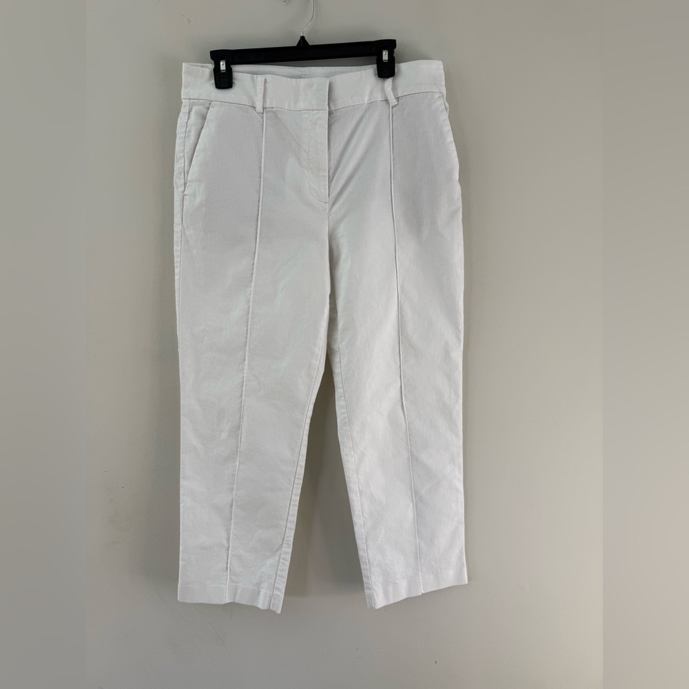 LOFT White Cropped Pants